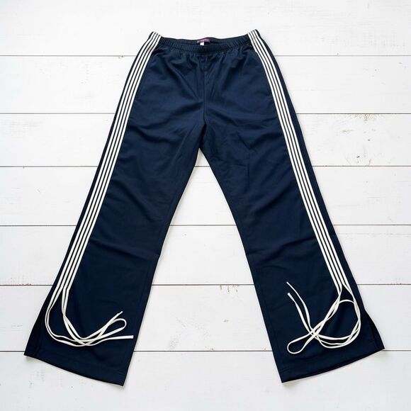 Edikted Remy Bow Ribbon Track Pants Size Large - Picture 5 of 8